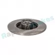 Jeu de 2 disques de frein arrière RAP BRAKES R-D0157 - Visuel 3