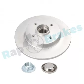 Jeu de 2 disques de frein arrière RAP BRAKES R-D0157C