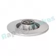Jeu de 2 disques de frein arrière RAP BRAKES R-D0157C - Visuel 3