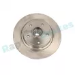 Jeu de 2 disques de frein arrière RAP BRAKES R-D0158 - Visuel 2