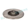 Jeu de 2 disques de frein arrière RAP BRAKES R-D0158 - Visuel 3