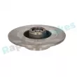 Jeu de 2 disques de frein arrière RAP BRAKES R-D0159 - Visuel 3