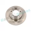 Jeu de 2 disques de frein arrière RAP BRAKES R-D0160 - Visuel 1