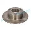 Jeu de 2 disques de frein arrière RAP BRAKES R-D0160 - Visuel 3