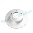 Jeu de 2 disques de frein arrière RAP BRAKES R-D0160C - Visuel 1