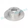 Jeu de 2 disques de frein arrière RAP BRAKES R-D0160C - Visuel 2