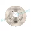 Jeu de 2 disques de frein avant RAP BRAKES R-D0161 - Visuel 1