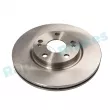 Jeu de 2 disques de frein avant RAP BRAKES R-D0162 - Visuel 1