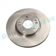 Jeu de 2 disques de frein avant RAP BRAKES R-D0163 - Visuel 1