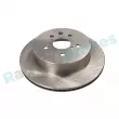 Jeu de 2 disques de frein arrière RAP BRAKES R-D0167 - Visuel 1