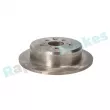 Jeu de 2 disques de frein arrière RAP BRAKES R-D0169 - Visuel 2