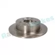 Jeu de 2 disques de frein arrière RAP BRAKES R-D0170 - Visuel 2