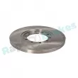 Jeu de 2 disques de frein arrière RAP BRAKES R-D0171 - Visuel 3