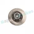 Jeu de 2 disques de frein arrière RAP BRAKES R-D0173 - Visuel 1