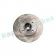 Jeu de 2 disques de frein arrière RAP BRAKES R-D0173 - Visuel 3