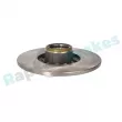 Jeu de 2 disques de frein arrière RAP BRAKES R-D0175 - Visuel 3