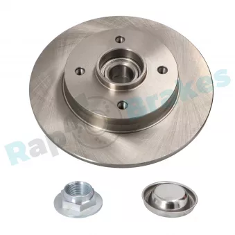 Jeu de 2 disques de frein arrière RAP BRAKES R-D0176
