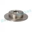 Jeu de 2 disques de frein arrière RAP BRAKES R-D0183 - Visuel 2