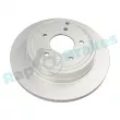 Jeu de 2 disques de frein arrière RAP BRAKES R-D0185 - Visuel 1