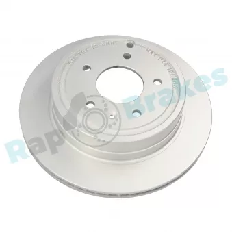 Jeu de 2 disques de frein arrière RAP BRAKES R-D0185