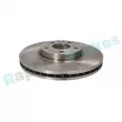 Jeu de 2 disques de frein avant RAP BRAKES R-D0187 - Visuel 2