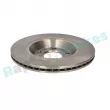 Jeu de 2 disques de frein arrière RAP BRAKES R-D0195 - Visuel 3