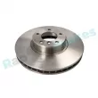 Jeu de 2 disques de frein avant RAP BRAKES R-D0196 - Visuel 1