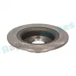 Jeu de 2 disques de frein arrière RAP BRAKES R-D0209 - Visuel 3