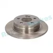 Jeu de 2 disques de frein arrière RAP BRAKES R-D0218 - Visuel 2