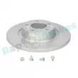 Jeu de 2 disques de frein arrière RAP BRAKES R-D0221 - Visuel 2