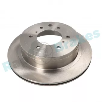 Jeu de 2 disques de frein arrière RAP BRAKES R-D0222