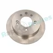 Jeu de 2 disques de frein arrière RAP BRAKES R-D0234 - Visuel 1