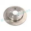 Jeu de 2 disques de frein arrière RAP BRAKES R-D0240 - Visuel 1