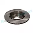 Jeu de 2 disques de frein arrière RAP BRAKES R-D0243 - Visuel 3