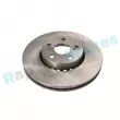 Jeu de 2 disques de frein avant RAP BRAKES R-D0257 - Visuel 1