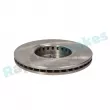 Jeu de 2 disques de frein avant RAP BRAKES R-D0257 - Visuel 3