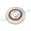 Jeu de 2 disques de frein arrière RAP BRAKES R-D0264 - Visuel 1