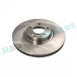 Jeu de 2 disques de frein avant RAP BRAKES R-D0267 - Visuel 1