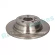 Jeu de 2 disques de frein arrière RAP BRAKES R-D0274 - Visuel 2