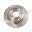 Jeu de 2 disques de frein arrière RAP BRAKES R-D0277 - Visuel 1