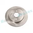 Jeu de 2 disques de frein arrière RAP BRAKES R-D0278 - Visuel 1