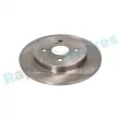 Jeu de 2 disques de frein arrière RAP BRAKES R-D0278 - Visuel 2