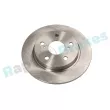 Jeu de 2 disques de frein arrière RAP BRAKES R-D0279 - Visuel 1