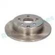 Jeu de 2 disques de frein arrière RAP BRAKES R-D0280 - Visuel 2
