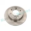 Jeu de 2 disques de frein arrière RAP BRAKES R-D0286 - Visuel 1