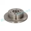Jeu de 2 disques de frein arrière RAP BRAKES R-D0286 - Visuel 2