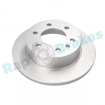 Jeu de 2 disques de frein arrière RAP BRAKES R-D0286C