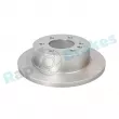 Jeu de 2 disques de frein arrière RAP BRAKES R-D0286C - Visuel 2