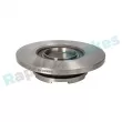 Jeu de 2 disques de frein arrière RAP BRAKES R-D0287 - Visuel 3