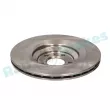 Jeu de 2 disques de frein arrière RAP BRAKES R-D0288 - Visuel 3